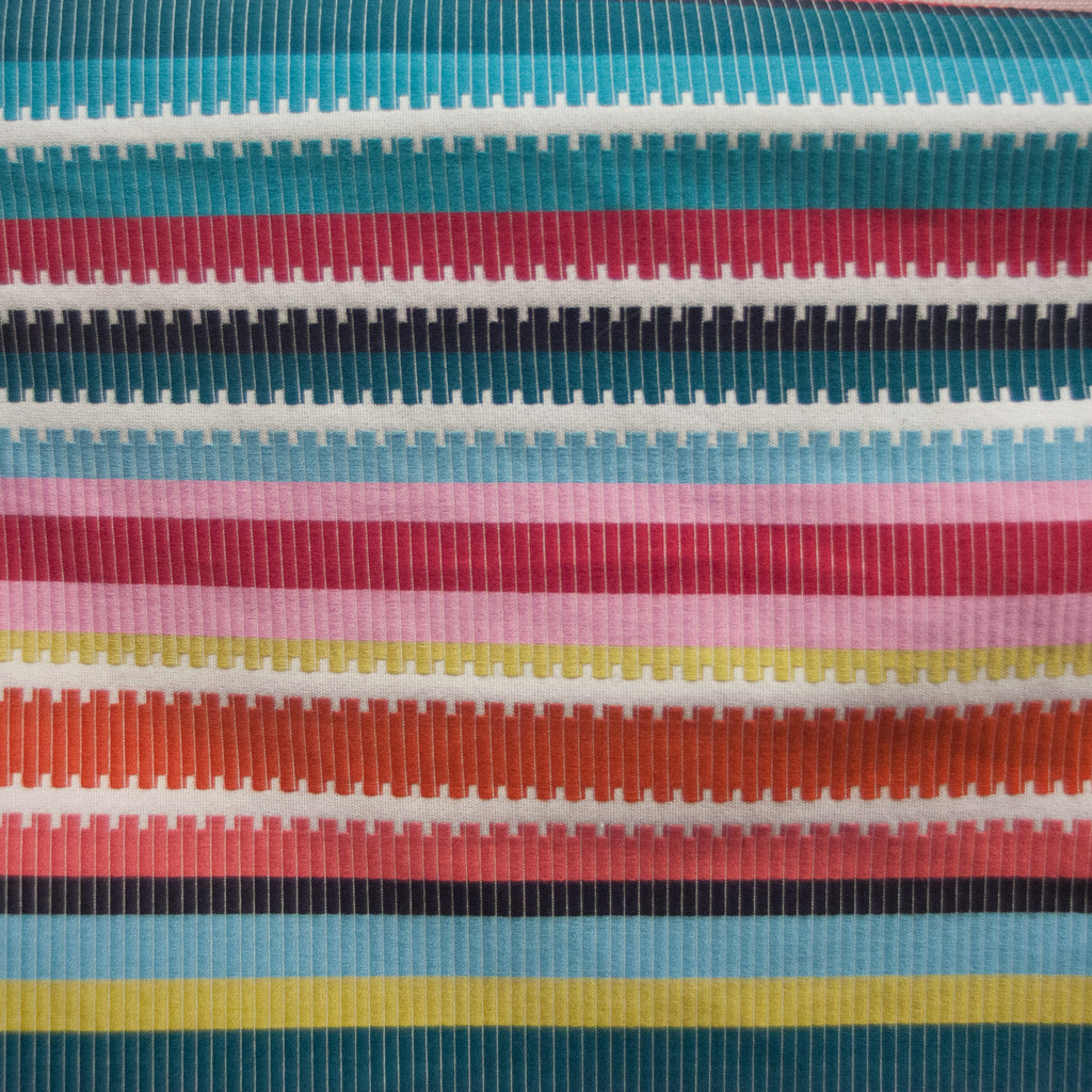 Rainbow Striped Vintage Cloth Ribbon, 1-1/2-inch, 10-Yard (Natural)