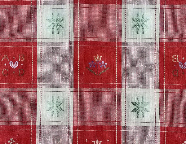 Plaid Burlap